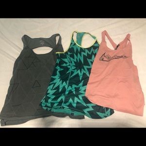 Bundle of 3 Nike Dri-fit tank tops